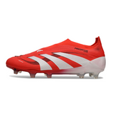 Chuteira Campo Adidas Predator 25 Elite Sem Cadarço FG Pure Victory Pack